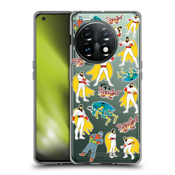 Space Ghost Coast to Coast Graphics Icons Soft Gel Case for OnePlus 11 5G