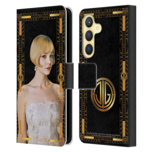 The Great Gatsby Graphics Daisy Leather Book Wallet Case Cover For Samsung Galaxy S24 5G