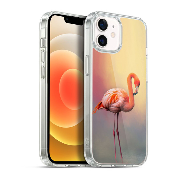 Simone Gatterwe Assorted Designs American Flamingo Soft Gel Case for Apple iPhone 12 / iPhone 12 Pro & MagSafe