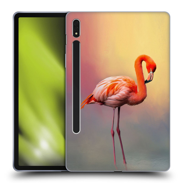 Simone Gatterwe Assorted Designs American Flamingo Soft Gel Case for Samsung Galaxy Tab S8