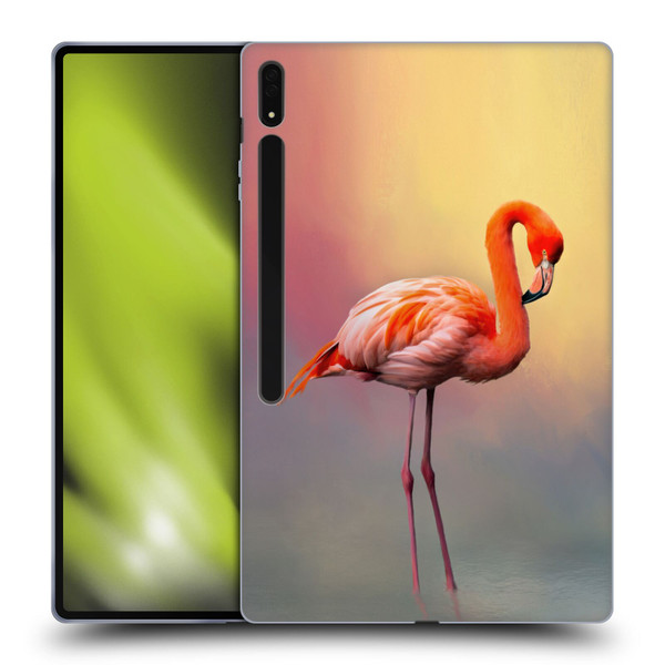 Simone Gatterwe Assorted Designs American Flamingo Soft Gel Case for Samsung Galaxy Tab S8 Ultra