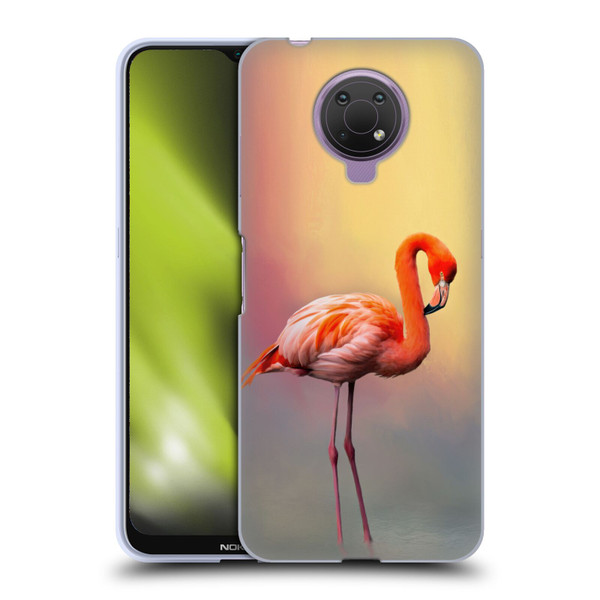 Simone Gatterwe Assorted Designs American Flamingo Soft Gel Case for Nokia G10