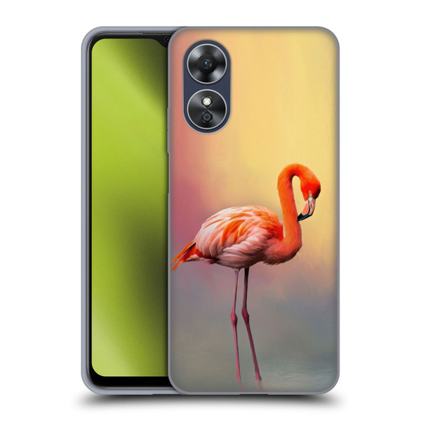 Simone Gatterwe Assorted Designs American Flamingo Soft Gel Case for OPPO A17