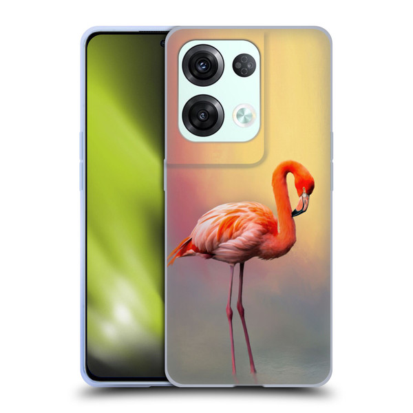 Simone Gatterwe Assorted Designs American Flamingo Soft Gel Case for OPPO Reno8 Pro
