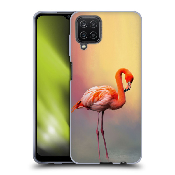 Simone Gatterwe Assorted Designs American Flamingo Soft Gel Case for Samsung Galaxy A12 (2020)