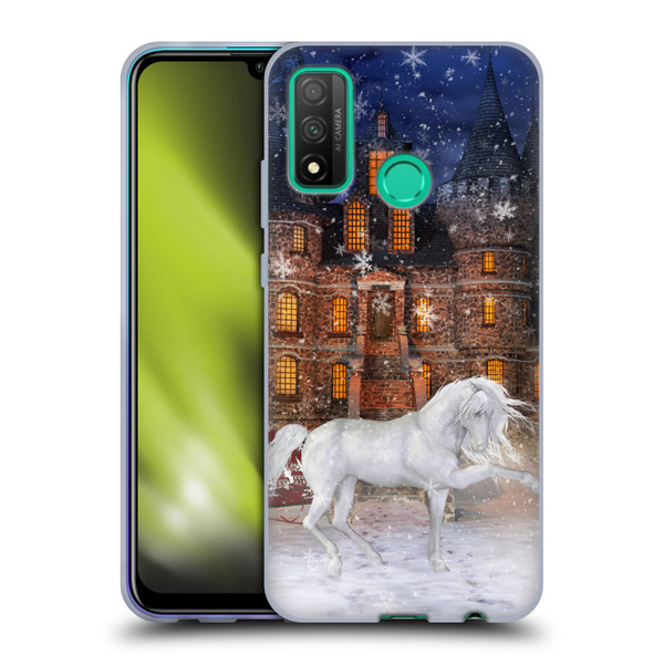 Simone Gatterwe Horses Christmas Time Soft Gel Case for Huawei P Smart (2020)