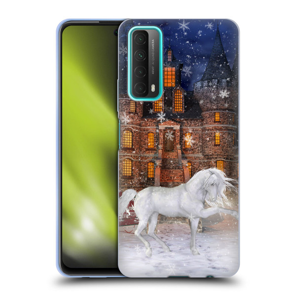 Simone Gatterwe Horses Christmas Time Soft Gel Case for Huawei P Smart (2021)
