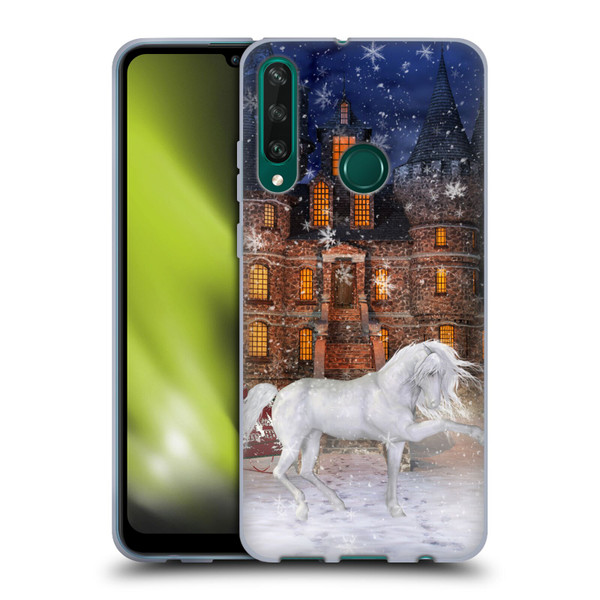 Simone Gatterwe Horses Christmas Time Soft Gel Case for Huawei Y6p