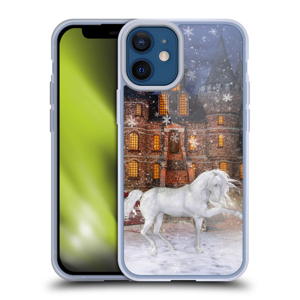 Simone Gatterwe Horses Christmas Time Soft Gel Case for Apple iPhone 12 Mini