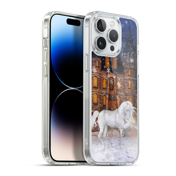 Simone Gatterwe Horses Christmas Time Soft Gel Case for Apple iPhone 13 Pro Max & MagSafe