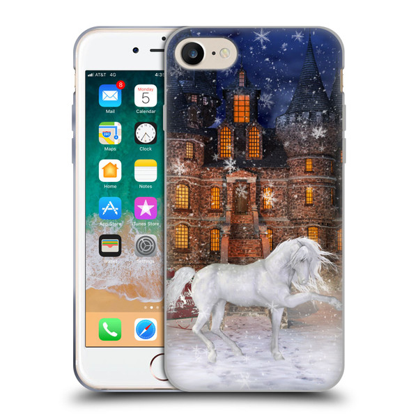Simone Gatterwe Horses Christmas Time Soft Gel Case for Apple iPhone 7 / 8 / SE 2020 & 2022