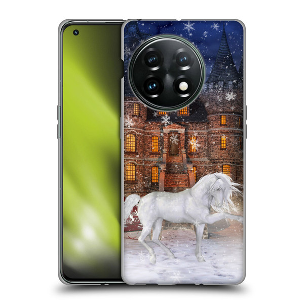 Simone Gatterwe Horses Christmas Time Soft Gel Case for OnePlus 11 5G