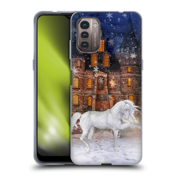 Simone Gatterwe Horses Christmas Time Soft Gel Case for Nokia G11 / G21