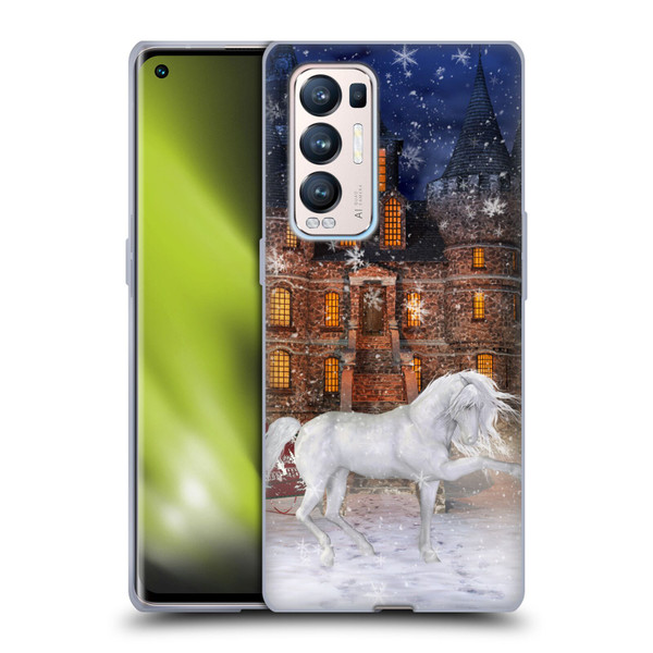 Simone Gatterwe Horses Christmas Time Soft Gel Case for OPPO Find X3 Neo / Reno5 Pro+ 5G