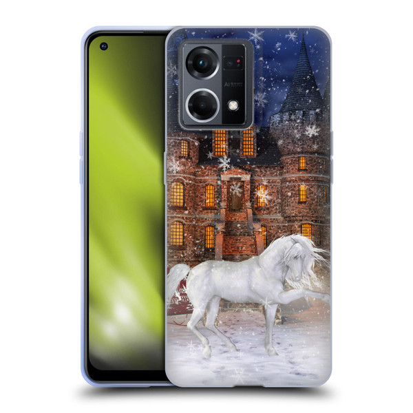 Simone Gatterwe Horses Christmas Time Soft Gel Case for OPPO Reno8 4G