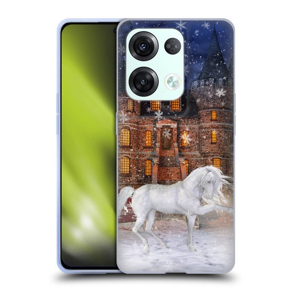 Simone Gatterwe Horses Christmas Time Soft Gel Case for OPPO Reno8 Pro