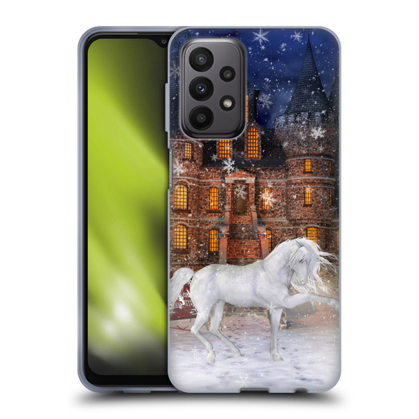 Simone Gatterwe Horses Christmas Time Soft Gel Case for Samsung Galaxy A23 / 5G (2022)