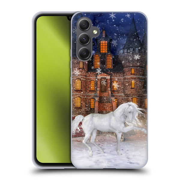 Simone Gatterwe Horses Christmas Time Soft Gel Case for Samsung Galaxy A34 5G