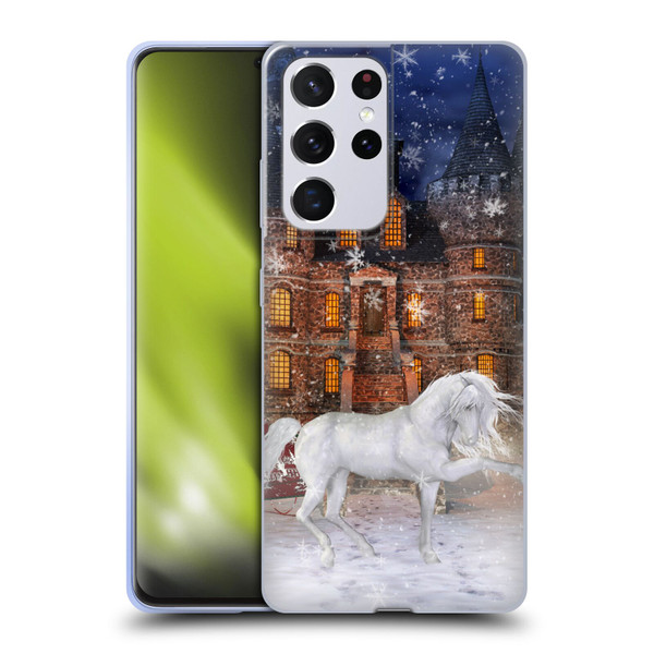 Simone Gatterwe Horses Christmas Time Soft Gel Case for Samsung Galaxy S21 Ultra 5G