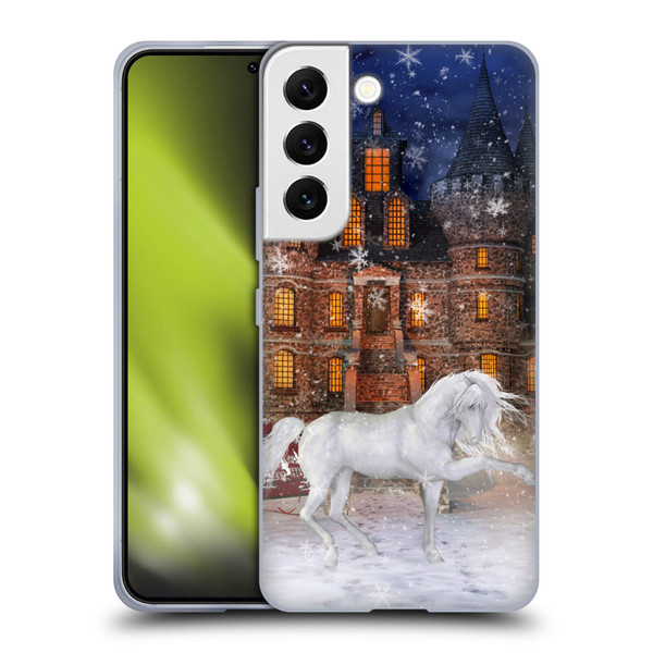 Simone Gatterwe Horses Christmas Time Soft Gel Case for Samsung Galaxy S22 5G