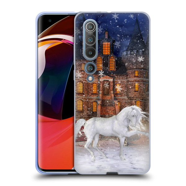 Simone Gatterwe Horses Christmas Time Soft Gel Case for Xiaomi Mi 10 5G / Mi 10 Pro 5G