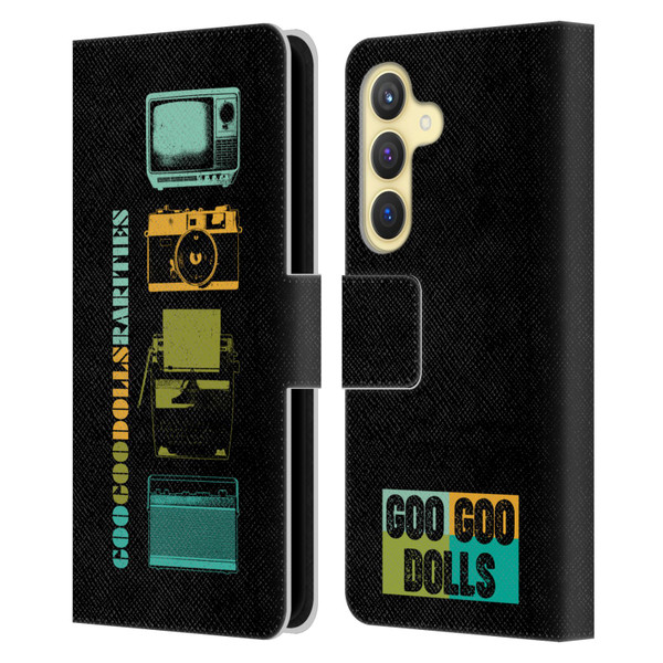 Goo Goo Dolls Graphics Rarities Vintage Leather Book Wallet Case Cover For Samsung Galaxy S24 5G