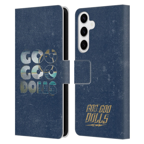 Goo Goo Dolls Graphics Rarities Bold Letters Leather Book Wallet Case Cover For Samsung Galaxy S24+ 5G