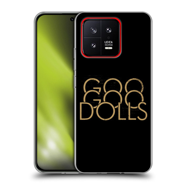 Goo Goo Dolls Graphics Stacked Gold Soft Gel Case for Xiaomi 13 5G
