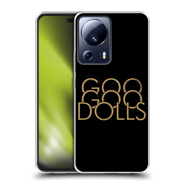 Goo Goo Dolls Graphics Stacked Gold Soft Gel Case for Xiaomi 13 Lite 5G