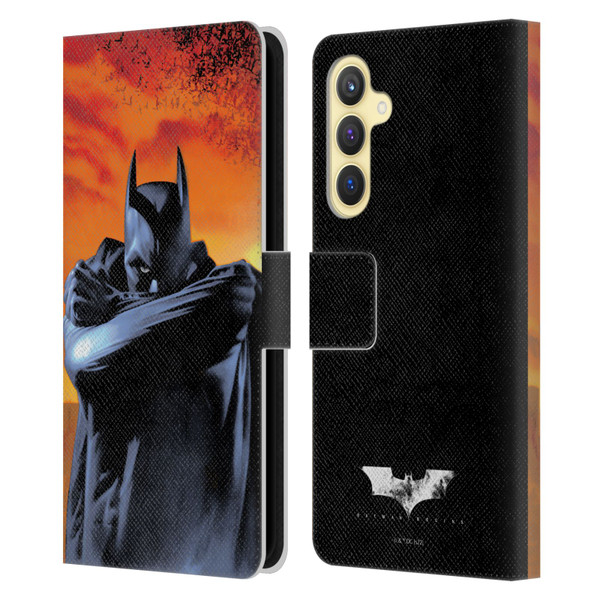 Batman Begins Graphics Character Leather Book Wallet Case Cover For Samsung Galaxy S23 FE 5G