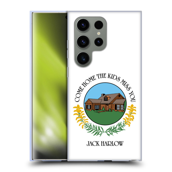 Jack Harlow Graphics Come Home Badge Soft Gel Case for Samsung Galaxy S24 Ultra 5G