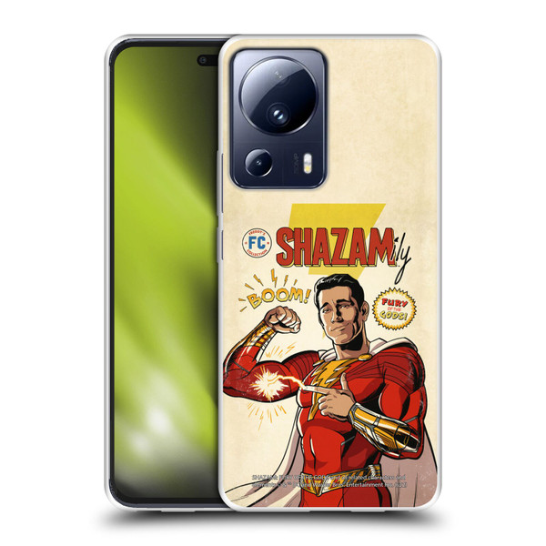 Shazam!: Fury Of The Gods Graphics Comic Soft Gel Case for Xiaomi 13 Lite 5G