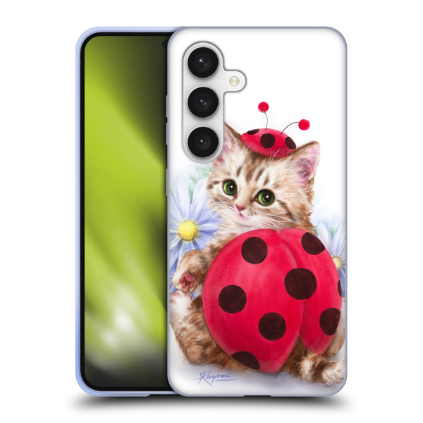 Kayomi Harai Animals And Fantasy Kitten Cat Lady Bug Soft Gel Case for Samsung Galaxy S24 5G