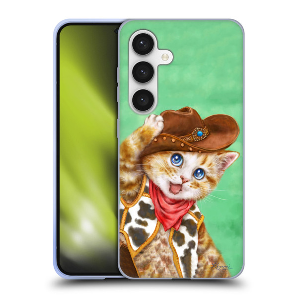 Kayomi Harai Animals And Fantasy Cowboy Kitten Soft Gel Case for Samsung Galaxy S24 5G