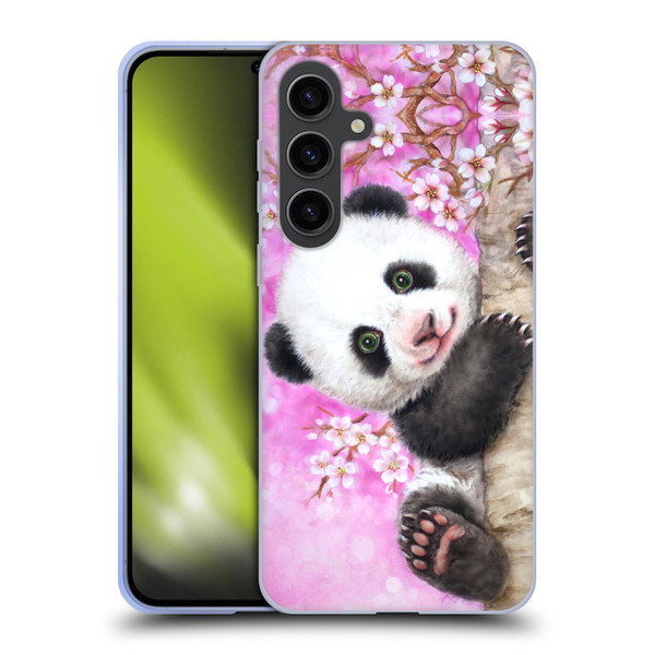 Kayomi Harai Animals And Fantasy Cherry Blossom Panda Soft Gel Case for Samsung Galaxy S24+ 5G