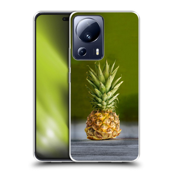Pixelmated Animals Surreal Pets Pineapple Turtle Soft Gel Case for Xiaomi 13 Lite 5G