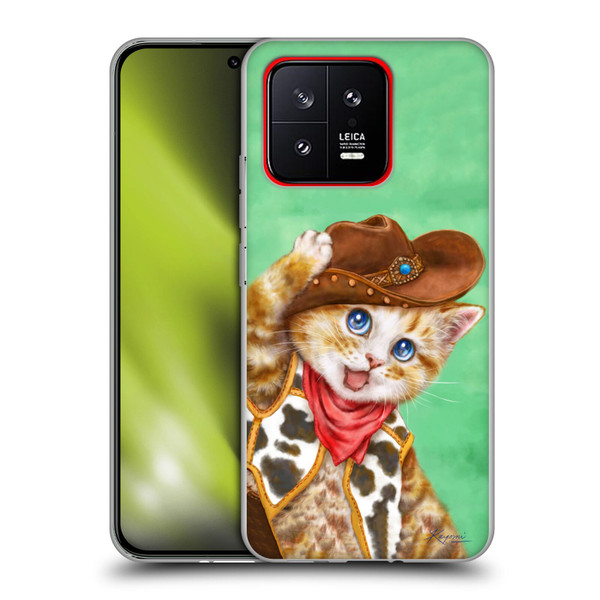 Kayomi Harai Animals And Fantasy Cowboy Kitten Soft Gel Case for Xiaomi 13 5G