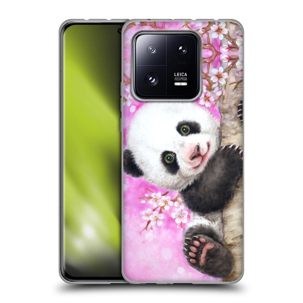 Kayomi Harai Animals And Fantasy Cherry Blossom Panda Soft Gel Case for Xiaomi 13 Pro 5G