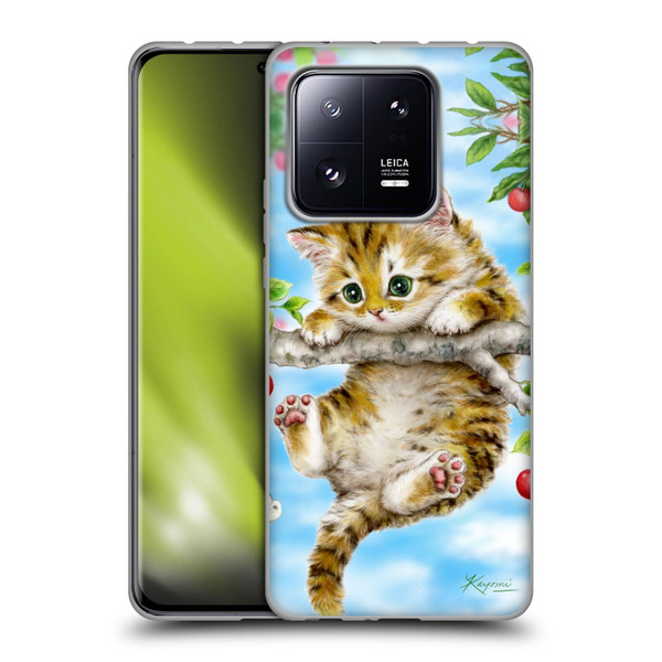 Kayomi Harai Animals And Fantasy Cherry Tree Kitten Soft Gel Case for Xiaomi 13 Pro 5G