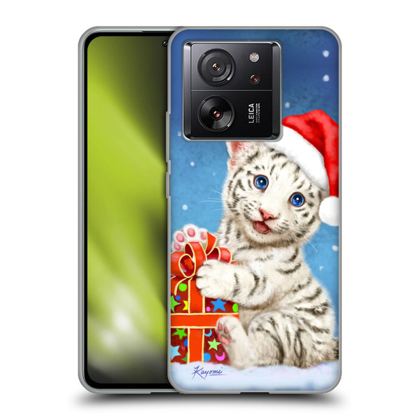 Kayomi Harai Animals And Fantasy White Tiger Christmas Gift Soft Gel Case for Xiaomi 13T 5G / 13T Pro 5G