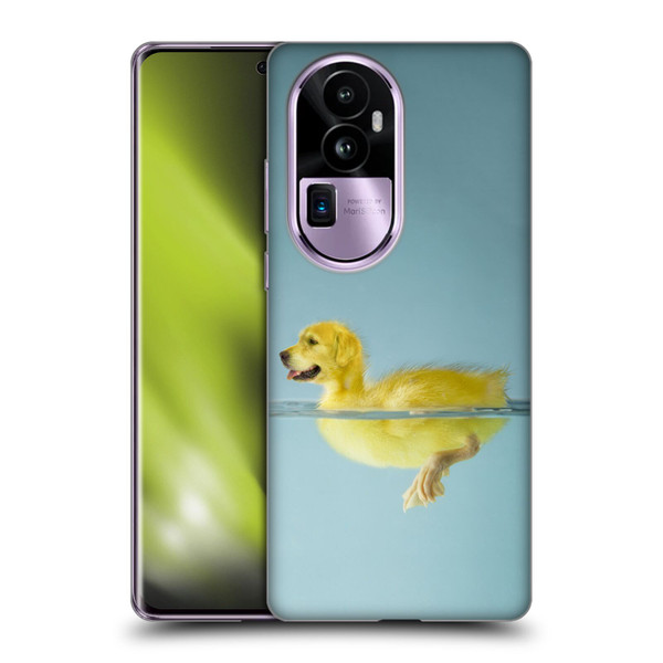Pixelmated Animals Surreal Wildlife Dog Duck Soft Gel Case for OPPO Reno10 Pro+