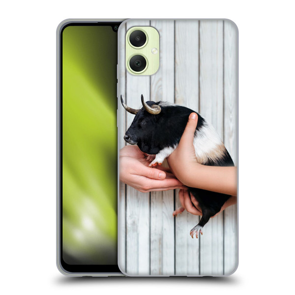 Pixelmated Animals Surreal Wildlife Guinea Bull Soft Gel Case for Samsung Galaxy A05