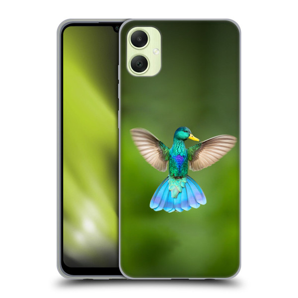 Pixelmated Animals Surreal Wildlife Quaking Bird Soft Gel Case for Samsung Galaxy A05
