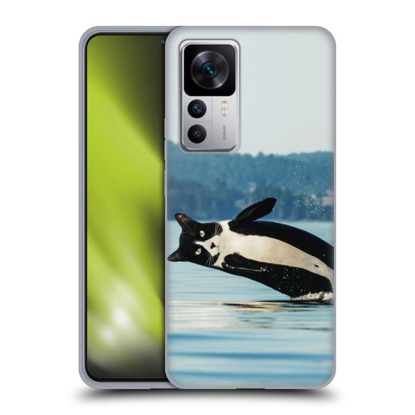 Pixelmated Animals Surreal Wildlife Orcat Soft Gel Case for Xiaomi 12T 5G / 12T Pro 5G / Redmi K50 Ultra 5G