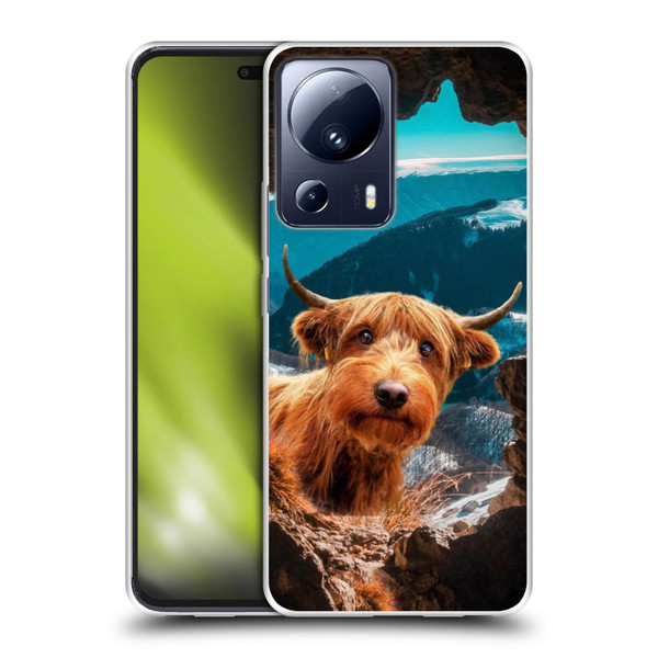 Pixelmated Animals Surreal Wildlife Cowpup Soft Gel Case for Xiaomi 13 Lite 5G