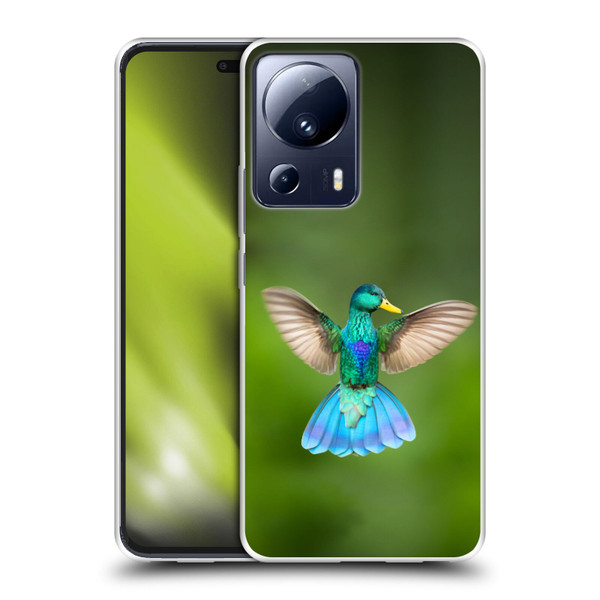 Pixelmated Animals Surreal Wildlife Quaking Bird Soft Gel Case for Xiaomi 13 Lite 5G
