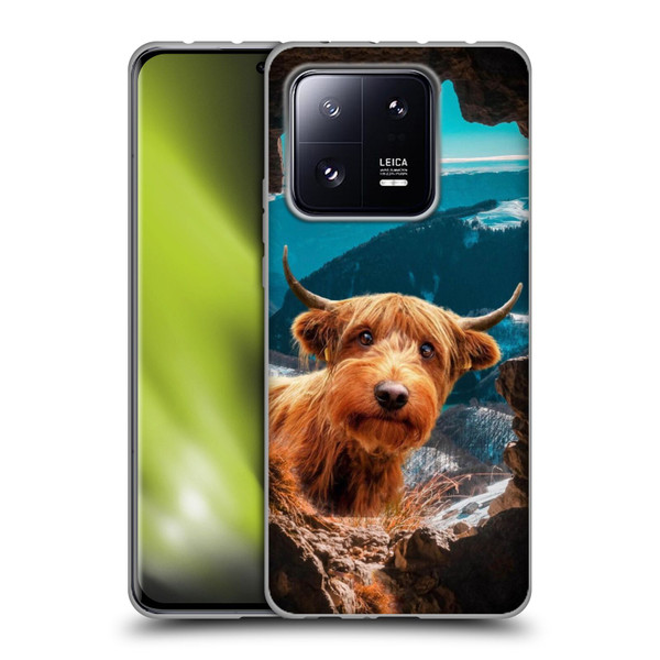 Pixelmated Animals Surreal Wildlife Cowpup Soft Gel Case for Xiaomi 13 Pro 5G
