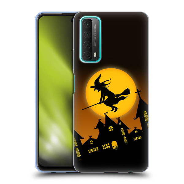 Simone Gatterwe Halloween Witch Soft Gel Case for Huawei P Smart (2021)