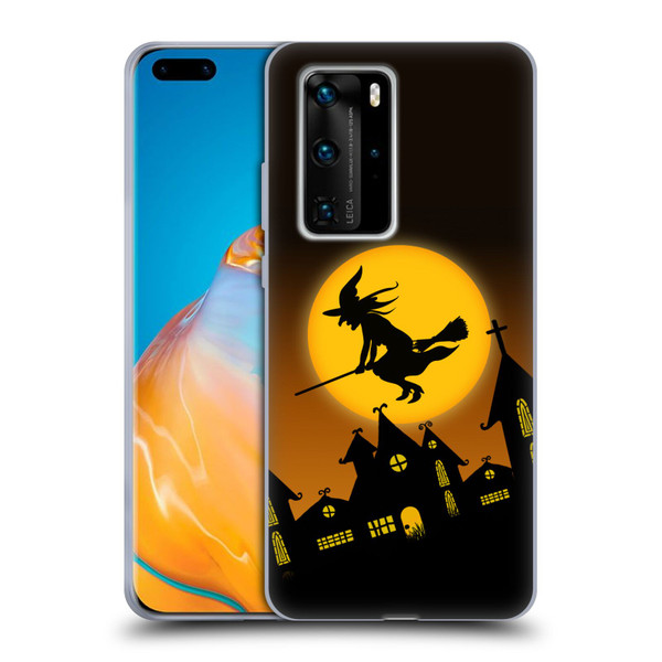 Simone Gatterwe Halloween Witch Soft Gel Case for Huawei P40 Pro / P40 Pro Plus 5G