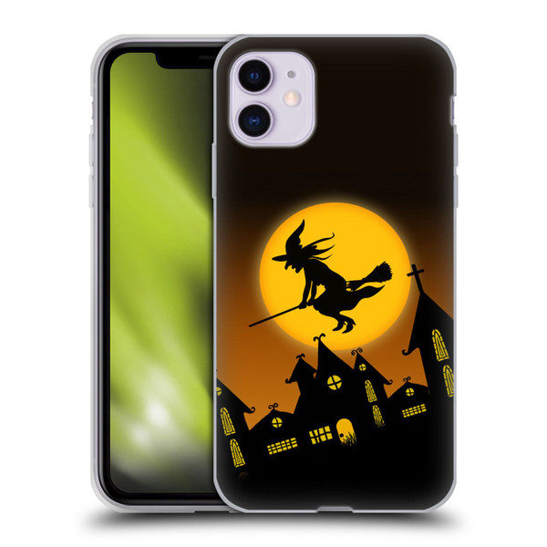 Simone Gatterwe Halloween Witch Soft Gel Case for Apple iPhone 11